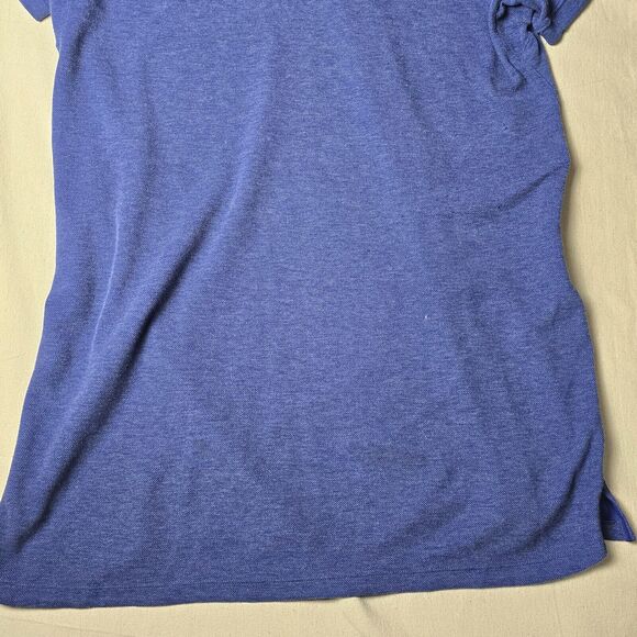 Nike Dri-Fit Men’s XXL Blue Polo Shirt Short Sleeve Button Pockets Athletic Golf - Picture 10 of 13